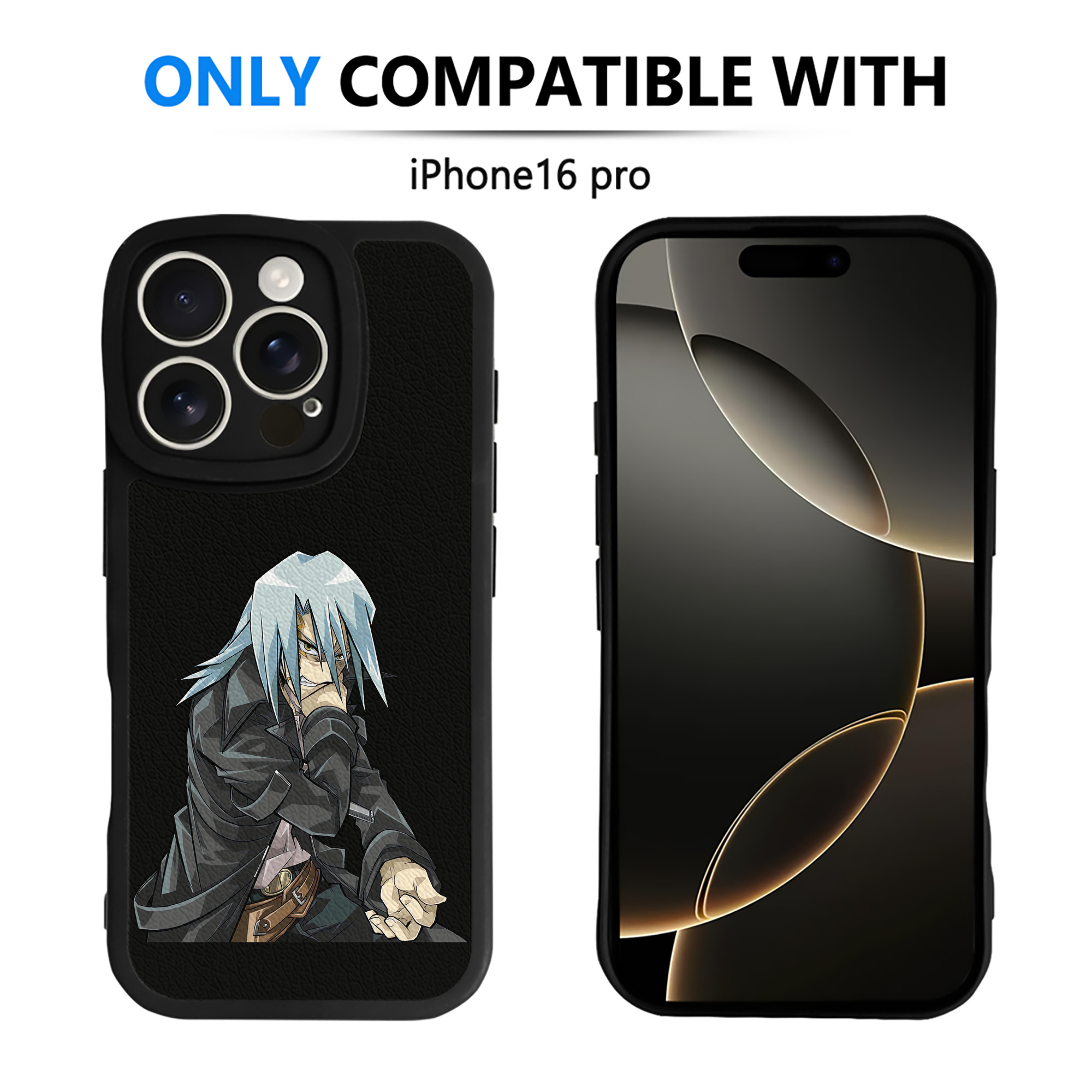 （画像用） 遊☆戯☆王 Yu-Gi-Oh! 【iPhone 16シリーズ対応】シリコンスマホケース（レザー調） 材質：シリコン